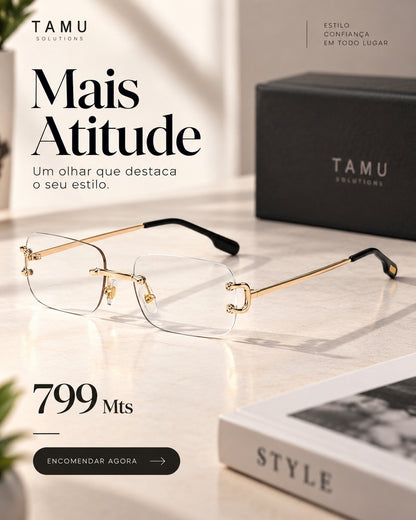 ÓCULOS PREMIUM DOURADO